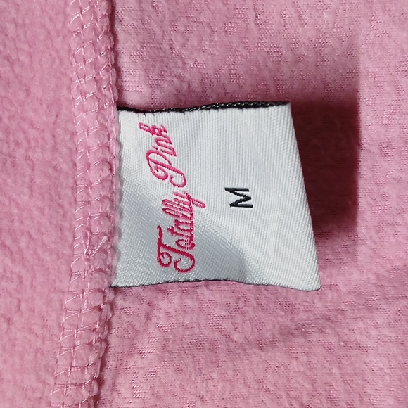 Totally Pink Soft Polyester Long Sleeve Top, Size M - Picture 5 of 10